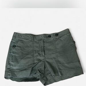 Women's Green Casual Shorts